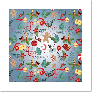 Christmas pattern 6 Posters and Art